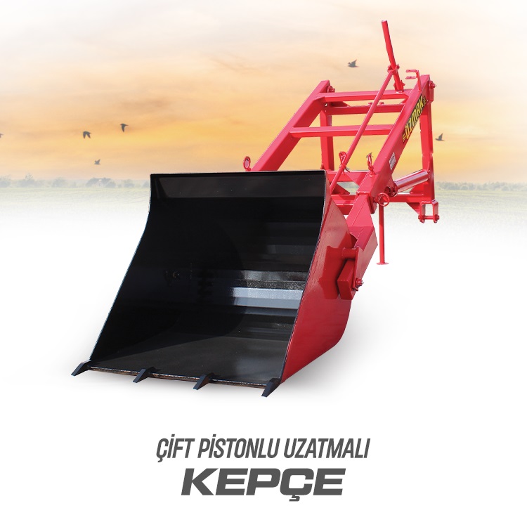 Çift Pistonlu Uzatmalı Kepçe